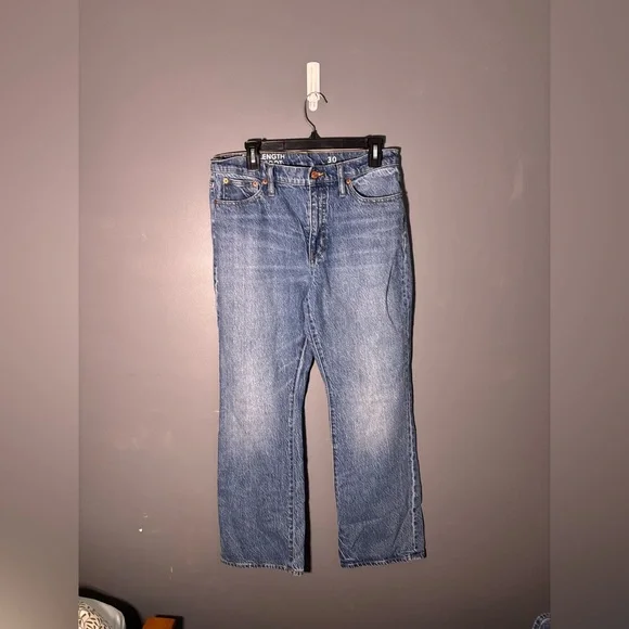 J.Crew Full-length Demi-Boot Jean in Magnolia Wash Women’s Size 30 - Picture 2 of 5